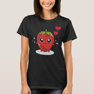 Aardbei Red Berry Summer Fruit Cute Strawberry T-shirt