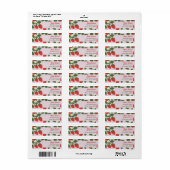 Aardbei retouradres etiket (Full Sheet)