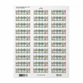 aardbei retourlabel etiket (Full Sheet)