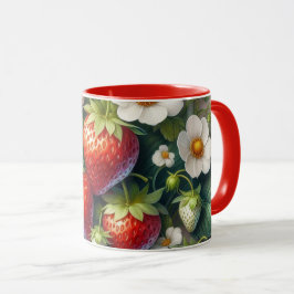Aardbei Rode Bes Combinatie Mok