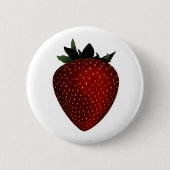 aardbei ronde button 5,7 cm (Voorkant)