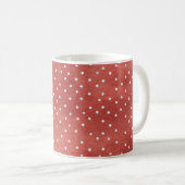 Aardbei Rood Witte Stippen Koffiemok (Voorkant rechts)