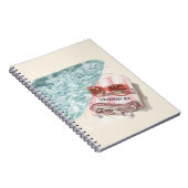 Aardbei Rood Zwembad Handdoek Notitieboek (Rechterzijde)