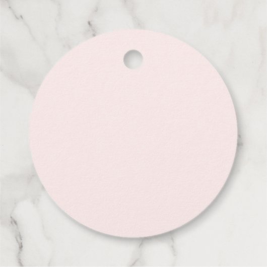 Aardbei Roze Baby shower Dank u Bedankjes Labels (Achterkant)