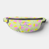 Aardbei Roze Groen Fanny Pack Heuptasje (Liggend)