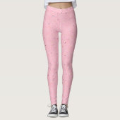 Aardbei roze ijs leggings (Voorkant)