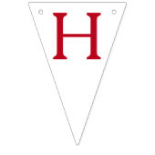 Aardbei roze ijs milkshake Happy Birthday Vlaggetjes (Tweede vlag)