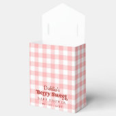 Aardbei Roze Rode bessen Zoet Baby shower Bedankdoosjes (Geopend)