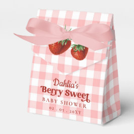 Aardbei Roze Rode bessen Zoet Baby shower Bedankdoosjes