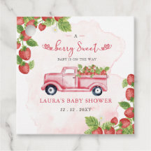 Aardbei Roze Rode bessen Zoet Baby shower