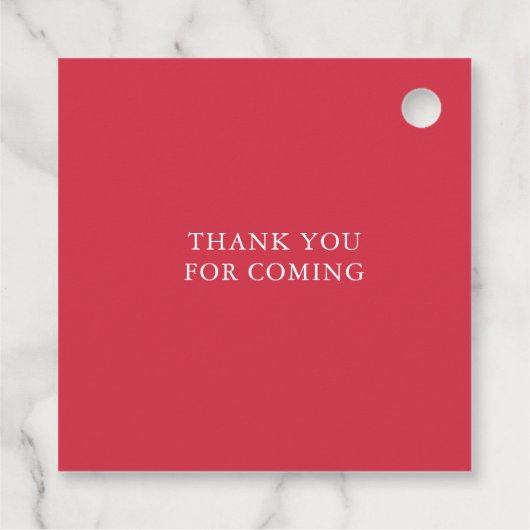 Aardbei Roze Rode bessen Zoet Baby shower Bedankjes Labels (Achterkant)