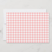 Aardbei Roze Rode bessen Zoet Baby shower Bedankkaart (Achterkant)