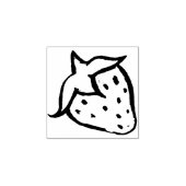 Aardbei Rubberstempel (Afrduk)