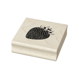 Aardbei Rubberstempel