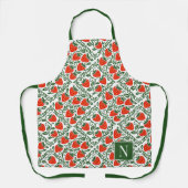 Aardbei Rustieke Boerderij Monogram Schort (Voorkant)