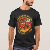 Aardbei Samurai Snij de Dag   T-shirt (Voorkant)