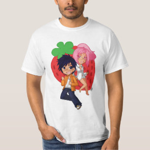 Aardbei Scented Burnout Character T-shirt #1