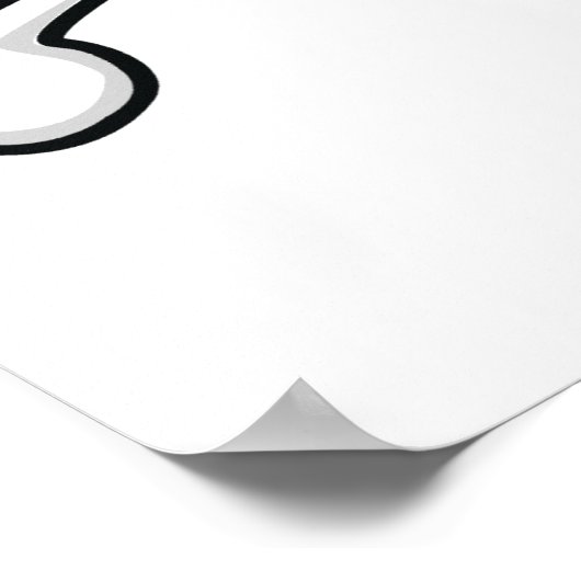 aardbei Schaal en kruisbeenderen Poster (Hoek)