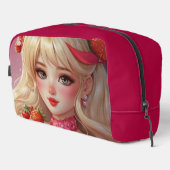 Aardbei schattigheid Print Cut Naaizak Toilettasje (Rechterhoek)