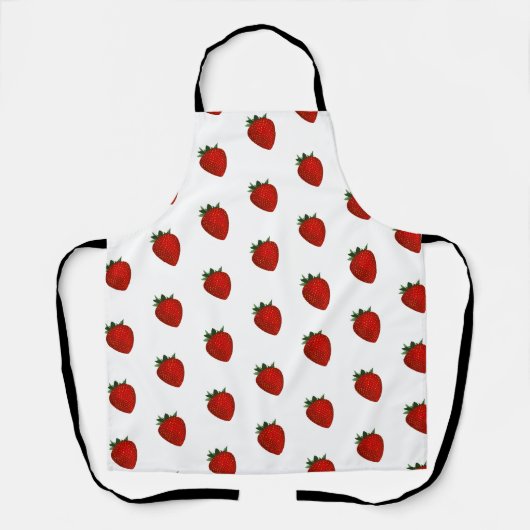 aardbei schort (Voorkant)