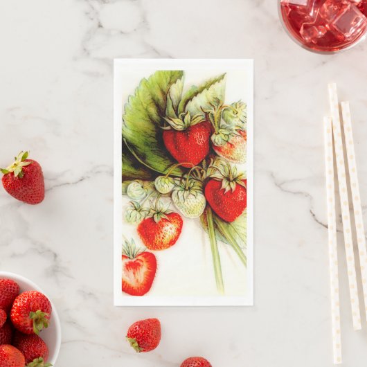 aardbei servet (Insitu)