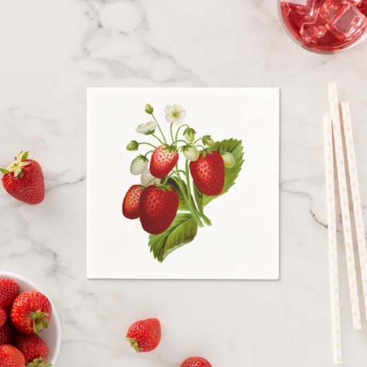  aardbei. servet (Insitu)