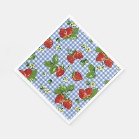Aardbei Servet (Hoek)