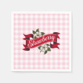 Aardbei Servet (Voorkant)