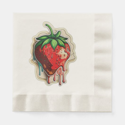 Aardbei Servet (Voorkant)