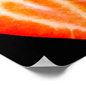 Aardbei Shirt Volwassenen Mannen Vrouwen Kinderen  Poster (Hoek)