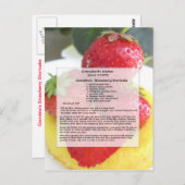 Aardbei Shortcake Briefkaart (Voorkant / Achterkant)