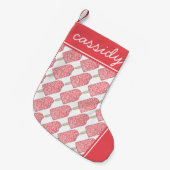 Aardbei Shortcake Ice Cream Popsicle Junk Food Kleine Kerstsok (Voorkant (Hangend))