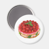 Aardbei Shortcake Magneet (Voorkant / Achterkant)