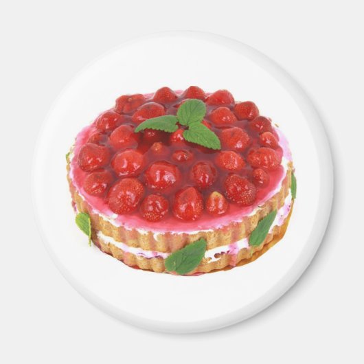 Aardbei Shortcake Magneet (Voorkant)