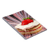 Aardbei Shortcake nostalgie Notitieboek (Rechterzijde)