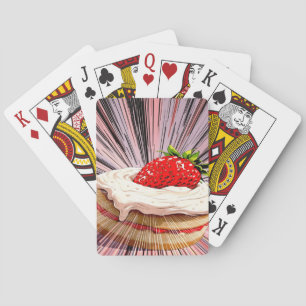 Aardbei Shortcake nostalgie Pokerkaarten