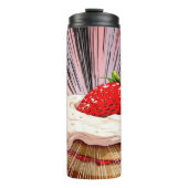 Aardbei Shortcake nostalgie Thermosbeker (Voorkant)