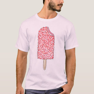 Aardbei Shortcake Popsicle Tee Shirt