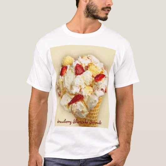 Aardbei Shortcake Serenade T-shirt (Voorkant)