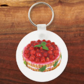 Aardbei Shortcake Sleutelhanger (Voorkant)