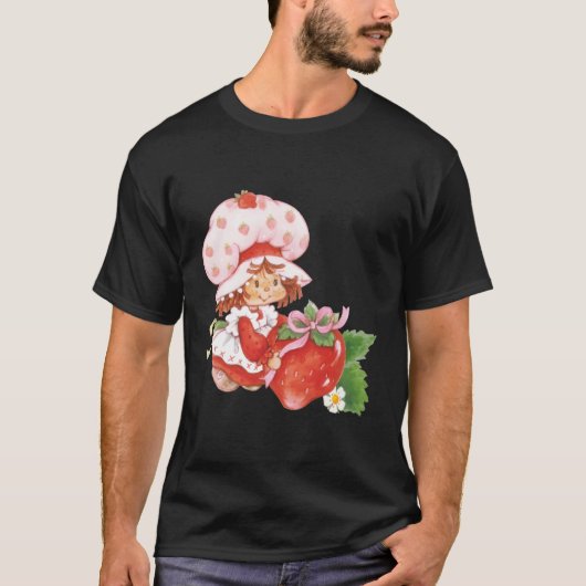 Aardbei Shortcake Zoet Verrassing Aardbei Bow T-shirt (Voorkant)