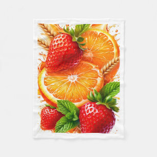 Aardbei Sinaasappel Frisse Deken