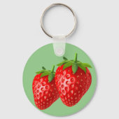 Aardbei Sleutelhanger (Achterkant)