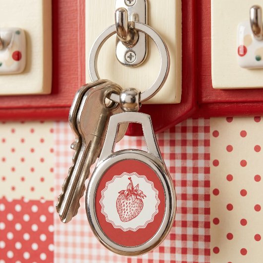 Aardbei Sleutelhanger