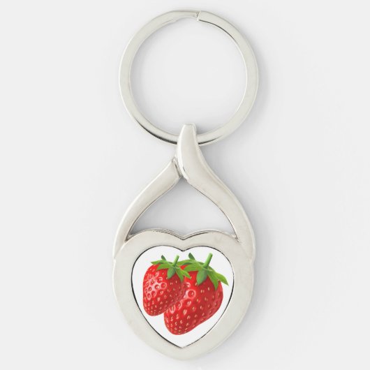 Aardbei Sleutelhanger (Voorkant)
