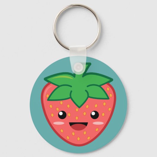 Aardbei Sleutelhanger (Voorkant)
