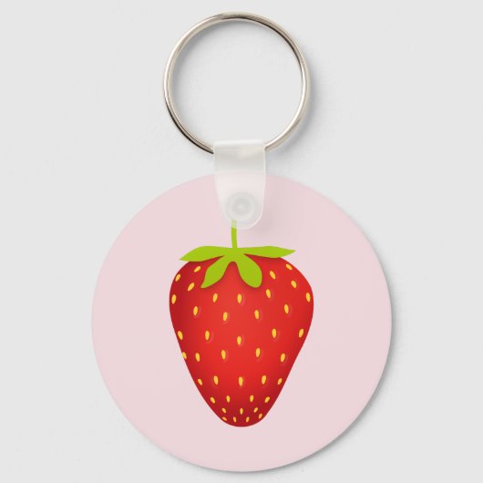 Aardbei Sleutelhanger (Voorkant)