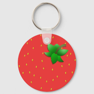 Aardbei-Sleutelhanger Sleutelhanger