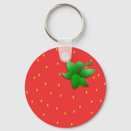 Aardbei-Sleutelhanger Sleutelhanger (Voorkant)