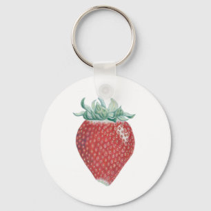 Aardbei-Sleutelhanger Sleutelhanger